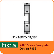 HES 783S Option - 7000 Series Faceplate