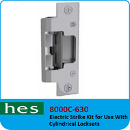 HES 8000C-630 - Electric Strike Kit for use with Cylindrical Locksets