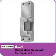 Von Duprin 6114 - Electric Strike for use with Rim Night Latch