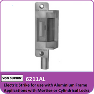 Von Duprin 6211AL - Electric Strike for use with Aluminum Frame Applications with Mortise or Cylindricial Locks