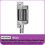Von Duprin 6211 - Electric Strike for use with Hollow Metal Frame Applications with Mortise or cylindrical Locks