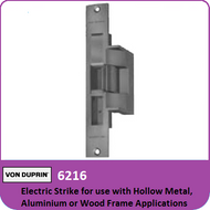 Von Duprin 6216 - Electric Strike for use with Hollow Metal, Aluminum or Wood Frame Applications with Mortise Lock with Deadbolt