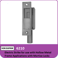 Von Duprin 6210 - Electric Strike for use with Hollow Metal Frame Applications with Mortise Locks