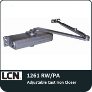 LCN 1261 Rw/PA - Adjustable Cast Iron Closer