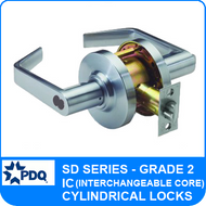 PDQ SD Series Interchangeable (IC) Cylindrical Lock - Grade 2