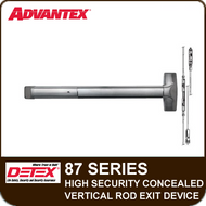 Advantex 87 Series High Security Relatching Concealed Vertical Rod Exit Device