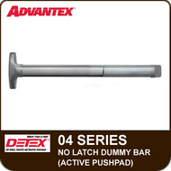 Advantex 04 Series No Latch Dummy Bar (Active Pushpad)