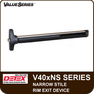 Detex V40xNS - Narrow Stile Rim Exit Device - For Narrow Stile Doors