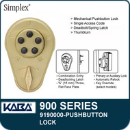 Simplex 900 Series 9190000 Mechanical Pushbutton Lock