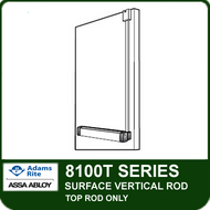 Adams Rite 8100T - Surface Vertical Rod Exit Device - Top Rod Only