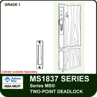 Adams Rite MS1837 - Series MS® Two-Point Deadlock - Includes 4001-011 Strike, 36" Cylinder Height