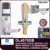 Alarm Lock Trilogy DL4575DB - ELECTRONIC DIGITAL MORTISE LOCKS, WITH PRIVACY & RESIDENCY FEATURES - Regal Curved Lever Deadbolt Function