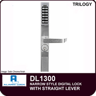 Alarm Lock Trilogy DL1300 - NARROW STYLE LOCK - With Straight Lever