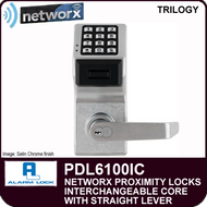 Alarm Lock Trilogy PDL6100IC - NETWORX PROXMITY DIGITAL LOCKS - Interchangeable Core with Regal Curved Lever