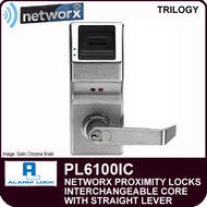 Alarm Lock Trilogy PL6100IC - NETWORX PROXMITY DIGITAL LOCKS - Interchangeable Core with Straight Lever