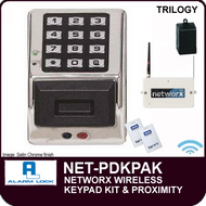 Alarm Lock Trilogy NET-PDKPAK - NETWORX WIRELESS KEYPADS AND NETPANEL - Digital & HID wireless wall mounted keypad kit