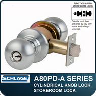 Schlage A80PD - Standard Duty Commercial Storeroom Knob Locks