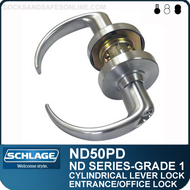 Schlage commercial AL85NEP613 AL Series Grade 2 Cylindrical Lock Neptune Lever Design Faculty Restroom Function Oil Rubbed Bronze Finish