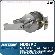 Schlage ND85PD - Heavy Duty Faculty Restroom Lever Lock, Single Cylinder