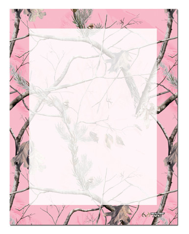Pink Letterhead Realtree