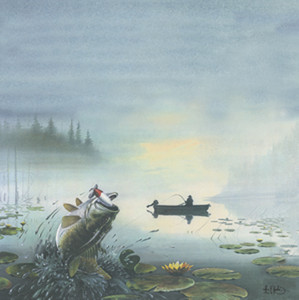 Bass at Daybreak by Les Kouba