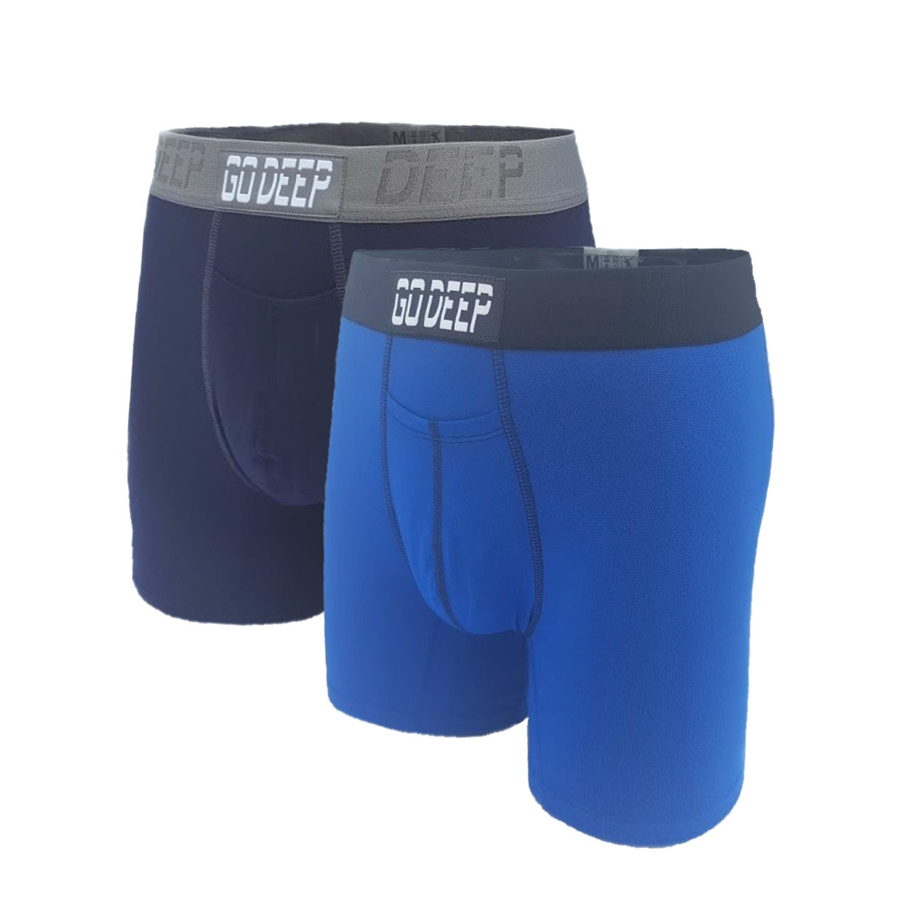 Double Pack set of Dual-Climate™ Underwear Boxers 2NAVBGXROYBBLK