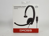 Koss CS295-USB Communication Headset with Flexible Boom Microphone via USB