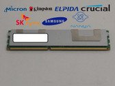 Lot of 2 Major Brand 8 GB DDR3-1066 PC3-8500R 2Rx4 1.5V Shielded Server RAM