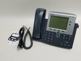Lot of 2 New Cisco CP-7942G Unified VoIP SIP 2-Line Office Telephone w/ Handset