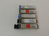 Mixed Brand Assorted 10GB SFP Transceiver Module Lot Of 5