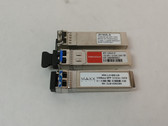 Mixed Brand Assorted 10GB SFP Transceiver Module Lot Of 3