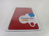 New AT&T IFC01-RED  Leather Booklet Case for iPad