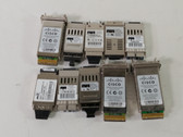 Assorted SFP Transceiver Modules Lot Of 10