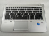 HP 748352-001 Laptop Palmrest w/ Keyboard and Touchpad For EliteBook Folio 9470m