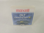 New Maxell DLT III Cleaning Tape