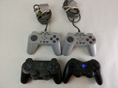 Generic Playstation Controller Bundle of 4 - For Parts