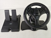 V3 InterAct Nintendo 64 Racing Wheel Kit Untested For Parts