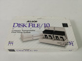New Allsop Disk File /10 3.5 in Compact Disk Filing System #17365