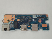 Lot of 2 Lenovo ThinkPad E595 USB Card Reader Ethernet Board NS-C062