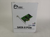 New SIIG SC-SAE012-S2  2 Port PCI Express x1 SATA II Storage Controller