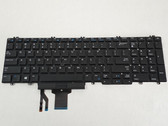 Dell Precision 7540 Ribbon Laptop Keyboard 0NMVF