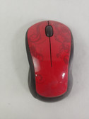 Logitech USB 3 Button Standard Mouse Red