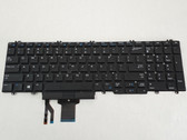 Lot of 2 Dell Precision 7540 Ribbon Laptop Keyboard 0NMVF
