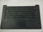 Dell 6FJX9 Laptop Palmrest Touchpad Assembly w/ Keyboard For Latitude 7480