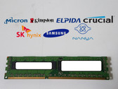 Major Brand 8 GB DDR3L-1333 PC3L-10600R 2Rx8 1.35V DIMM Server RAM