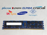 Major Brand 8 GB DDR3L-1333 PC3L-10600R 2Rx4 1.35V DIMM Server RAM