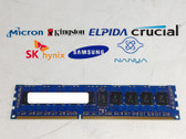 Major Brand 4 GB DDR3L-1333 PC3L-10600R 2Rx8 1.35V DIMM Server RAM