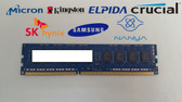 Lot of 2 4 GB DDR3L-1600 PC3L-12800E 2Rx8 DDR3L SDRAM   1.35V Server Memory