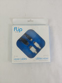 New FlipVideo U2120 HDMI type C HDMI type A One two foot cable and One 6.5 foot cable
