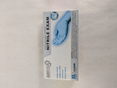 New Ammex APFN48100 Blue Nitrile Exam Gloves, Latex & Powder Free, Size Extra Large (Bx of 100)